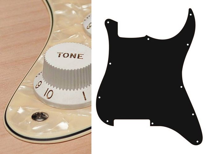 Hovedbilde Boston ST-300 Pickguard Strat - Pearl Cream