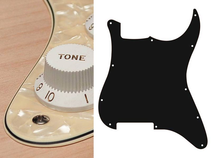 Boston ST-300 Pickguard Strat - Pearl Cream