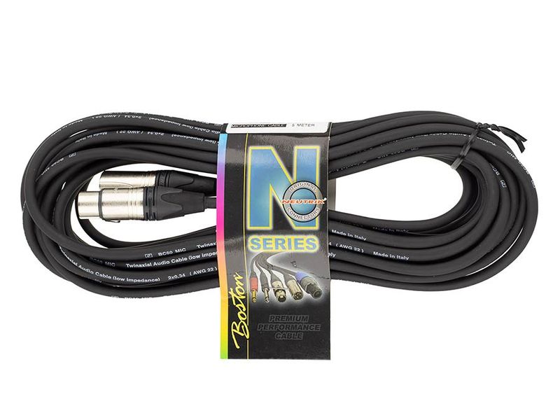 Boston N-Series Microphone Cable XLR/XLR 5 m