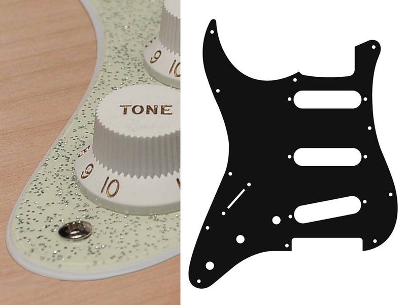 Boston SL-213 Pickguard Strat - Sparkling Champagne (Lefthand)