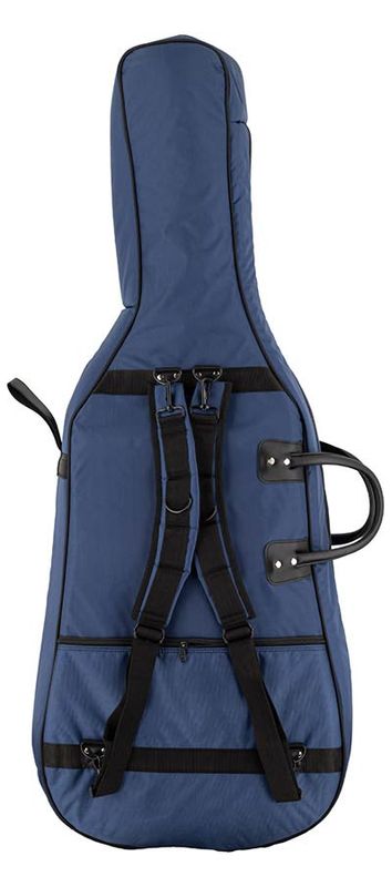 Boston cello bag 4/4, blue, 23mm padded