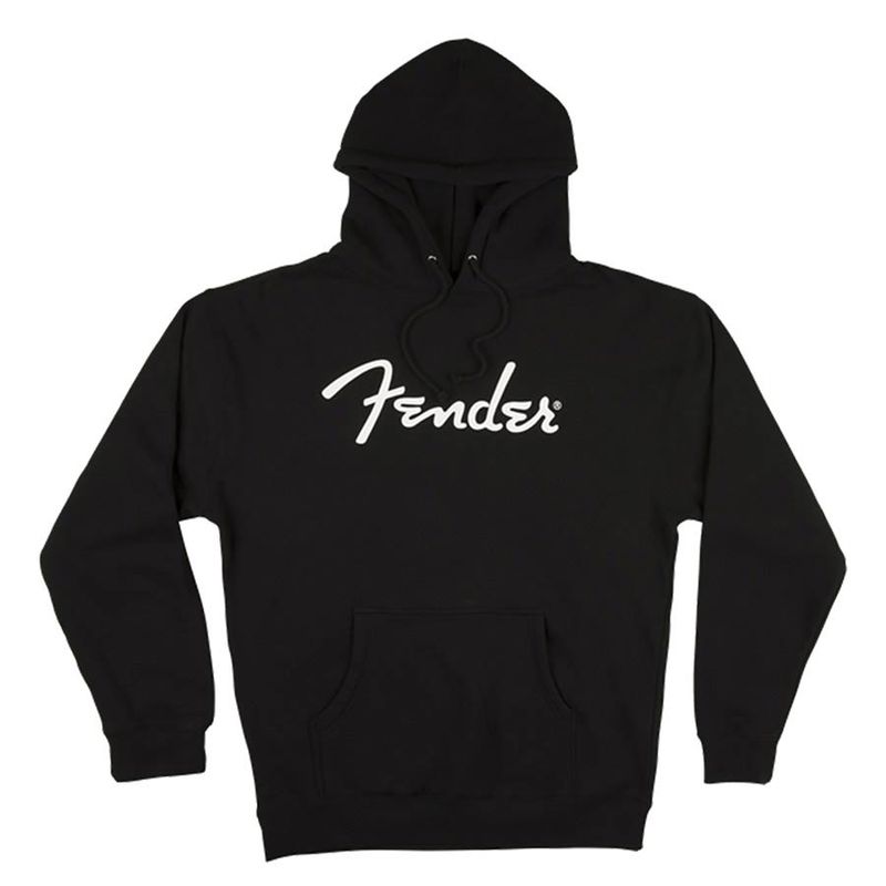 Fender Spaghetti logo hoodie, black, L