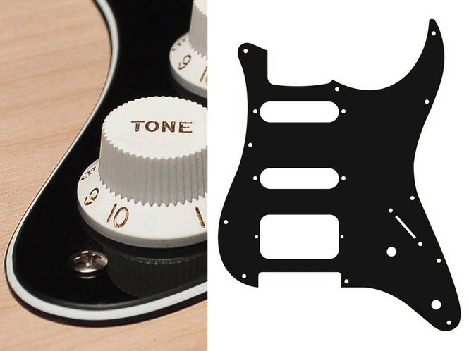 Hovedbilde Boston ST-322 Pickguard Strat - Black