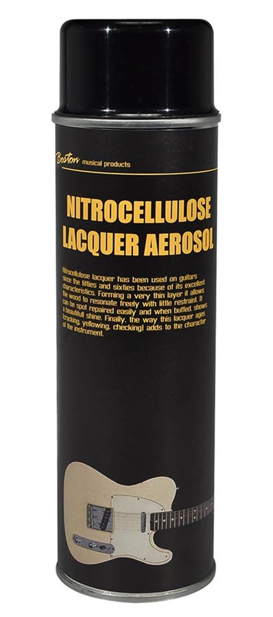 Boston Nitrocellulose Laquer Aerosol Black