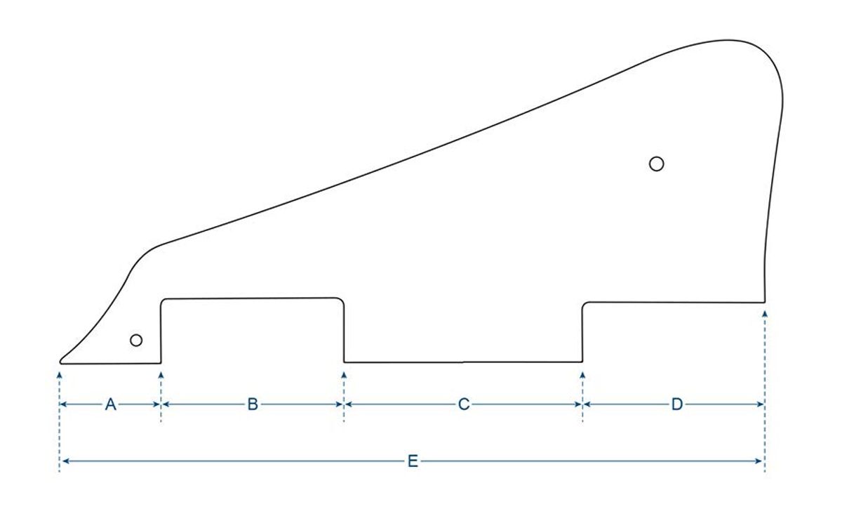 Boston LP-113-TR Pickguard LP 1-Ply