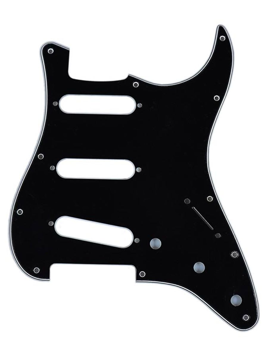 Fender GRP pickguard Strat®, SSS, 11 screw holes, 3