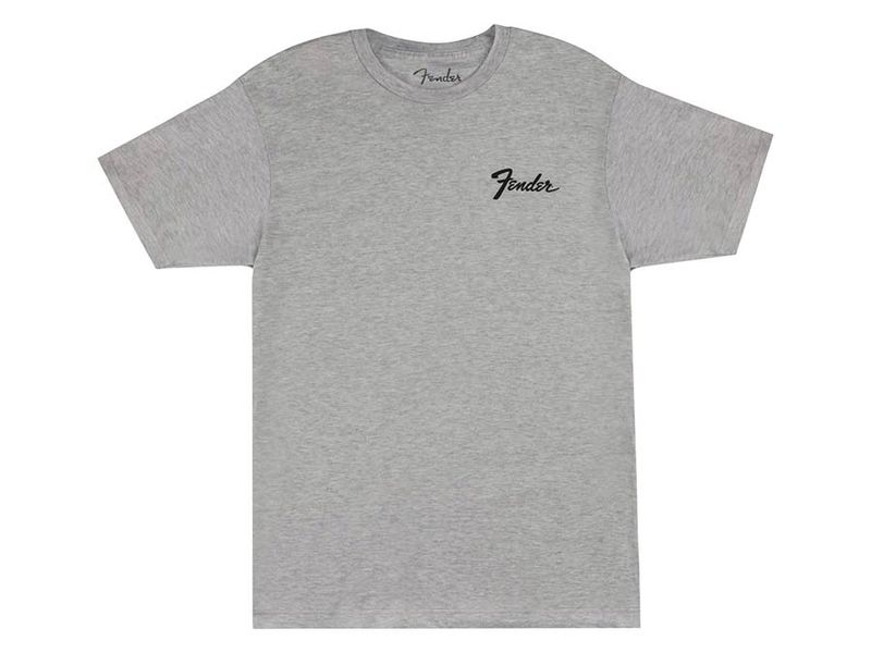 Fender  T-Shirts transition logo, athletic grey, M