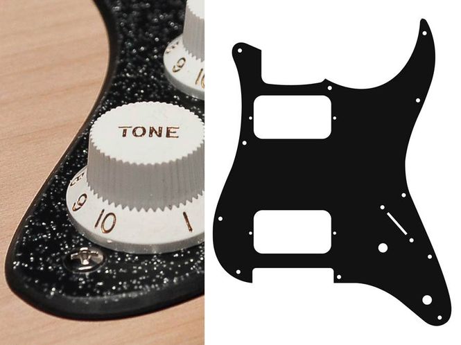 Hovedbilde Boston ST-232 Pickguard Strat - Sparkling Black