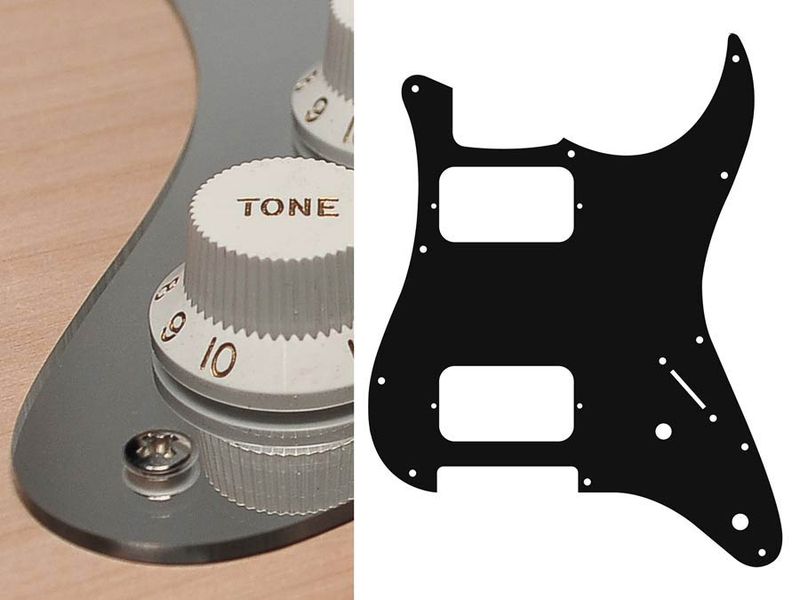 Boston ST-232 Pickguard Strat - Mirror Chrome