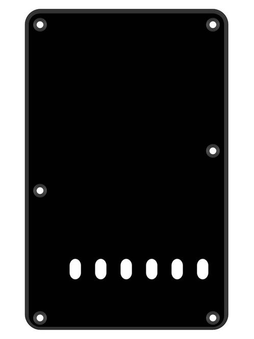 Hovedbilde Boston BP-113 Strat Back Plate - Black Matte