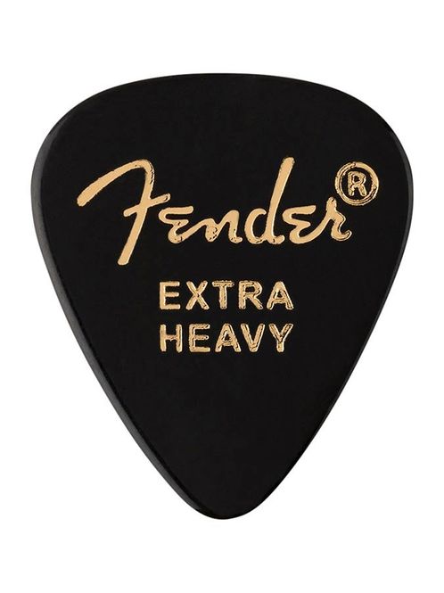 Hovedbilde Fender  351  premium picks, extra heavy, black, ...