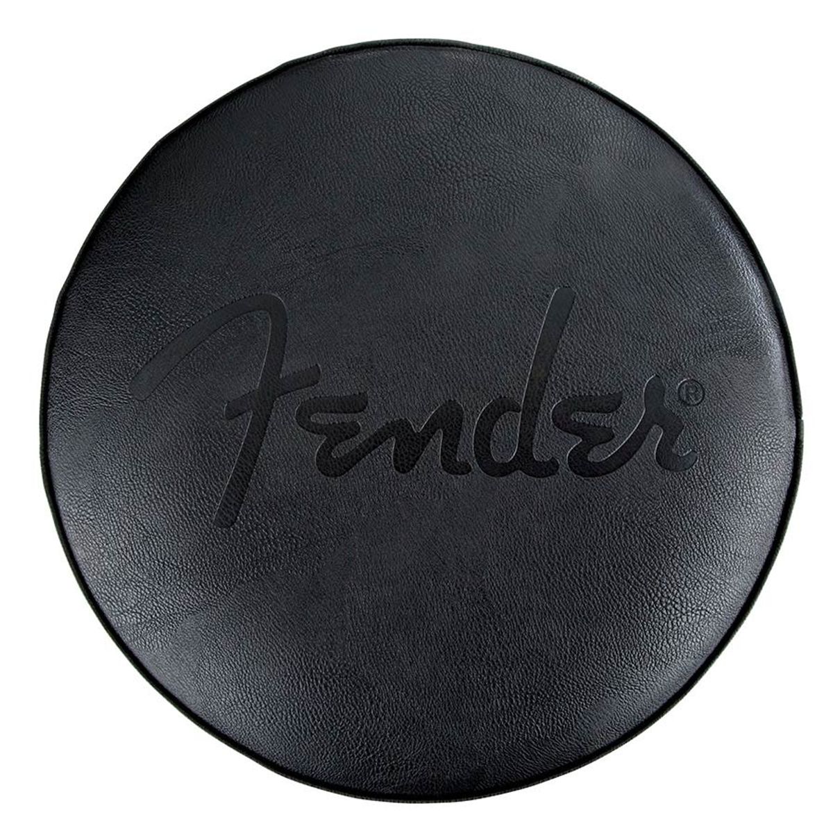 Fender  embossed black logo barstool, black/black, 30