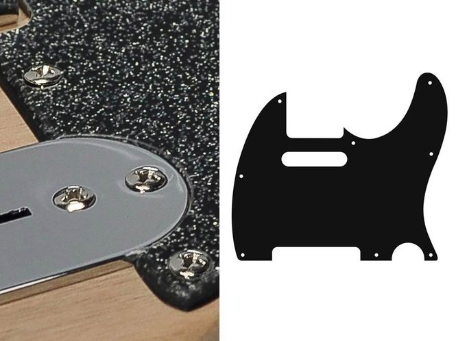Hovedbilde Boston TE-210 Pickguard Tele - Sparkling Black