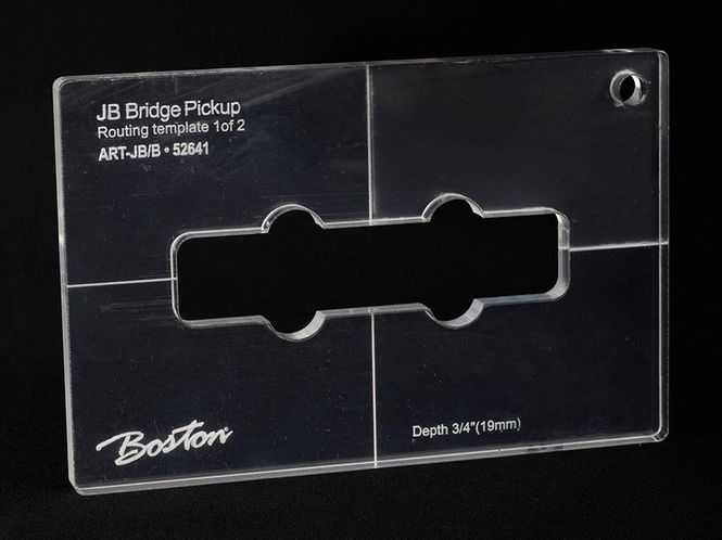 Hovedbilde Boston ART-JB/B pickup routing template JB bridge