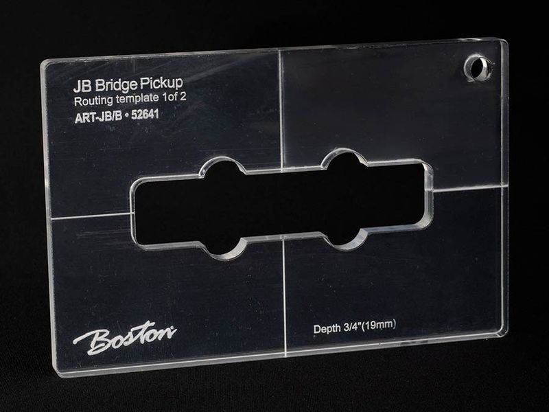 Boston ART-JB/B pickup routing template JB bridge