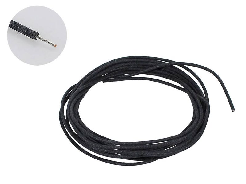 Boston PBW10/BK Waxed Cotton Braided Push Back Wire