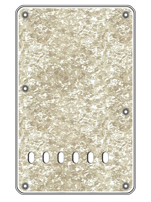 Hovedbilde Boston BPL-413 Strat Back Plate - Pearl White