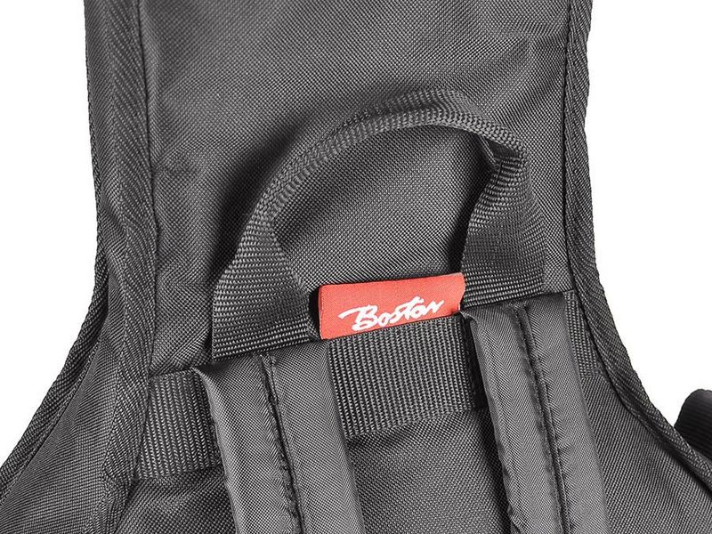 Boston Super Packer Gigbag 15 mm Bass Guitar Black/Grey