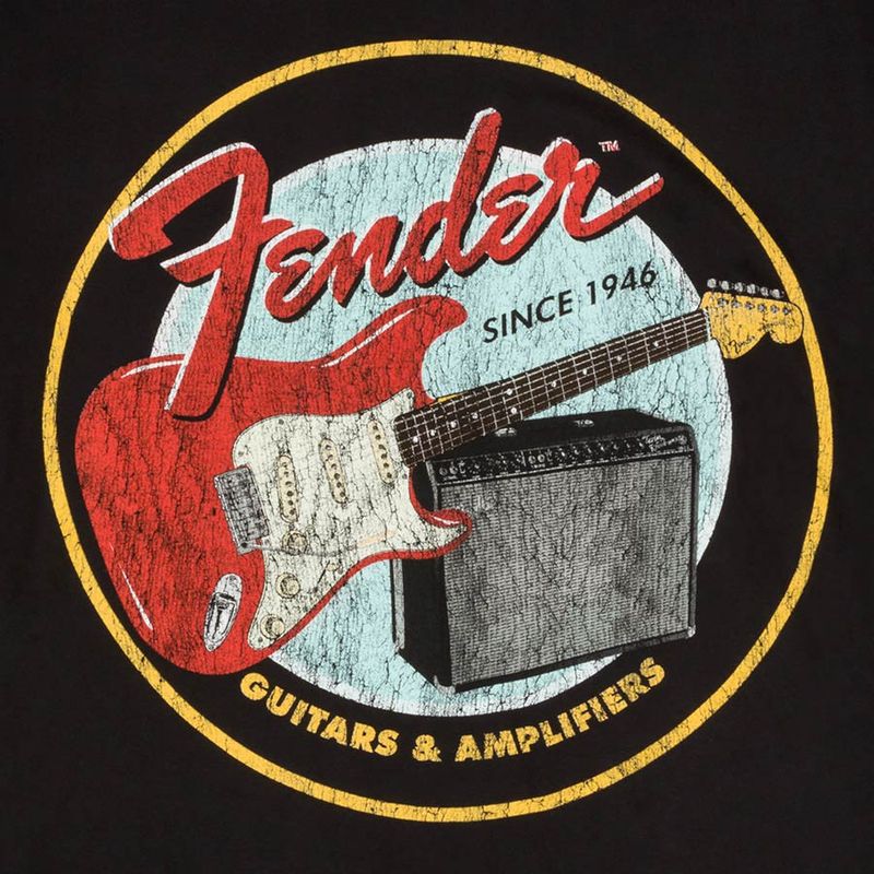 Fender  T-Shirts 1946 guitars & amplifiers, vintage black, M
