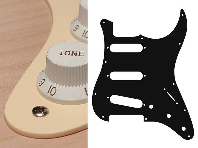 Hovedbilde Boston ST-113 Pickguard Strat - Cream