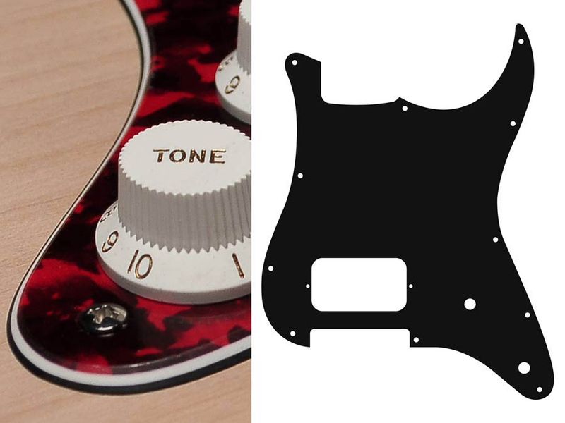 Boston ST-344 Pickguard Strat - Tiger Red