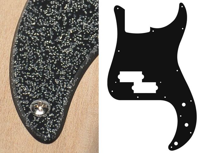 Hovedbilde Boston PB-215 Pickguard P-Bass - Sparkling Black