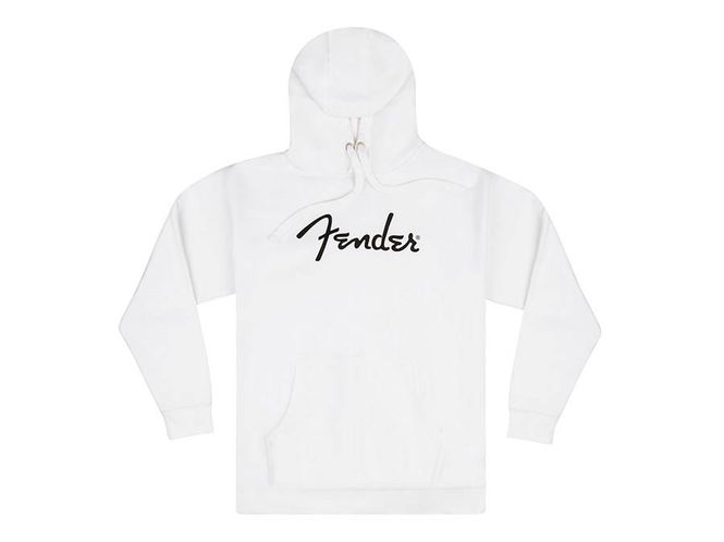 Hovedbilde Fender  spaghetti logo hoodie, olympic white, L