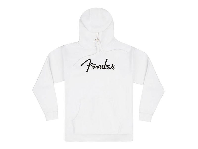 Fender  spaghetti logo hoodie, olympic white, L