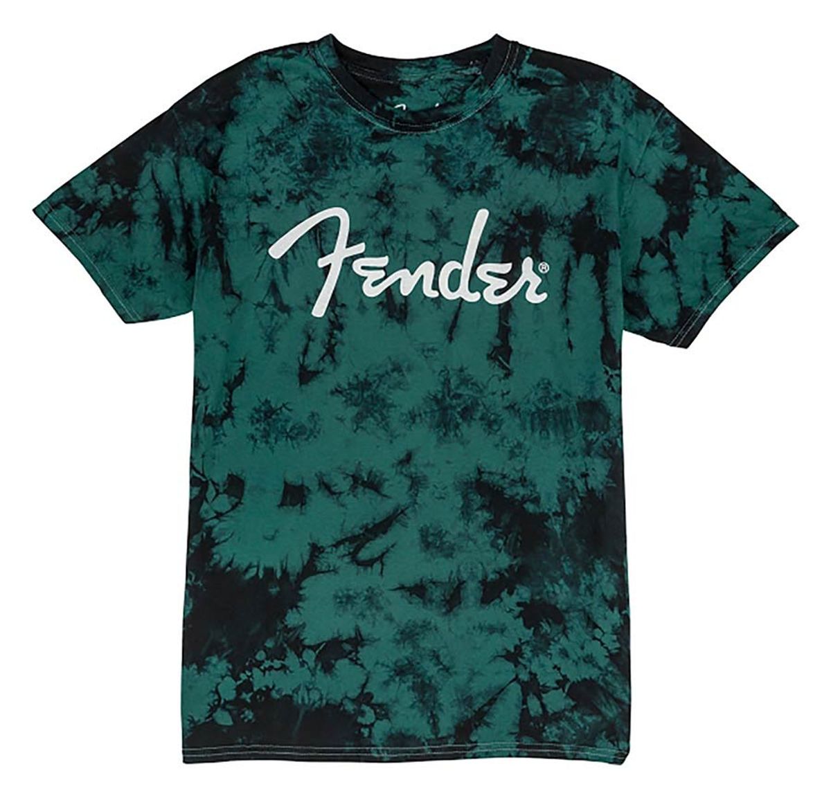 Fender  T-Shirts tie-dye logo, blue XL