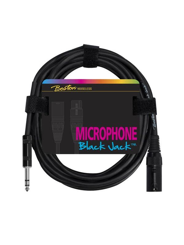 Boston Black Jack Microphone Cable XLR (m) - Tele 2.0 (bal)