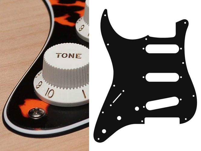 Hovedbilde Boston SL-313 Pickguard Strat - Wild Cat Orange ...