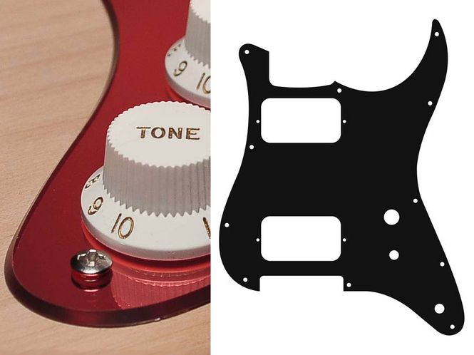 Hovedbilde Boston ST-231 Pickguard Strat - Mirror Red