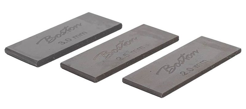 Boston bridge saddle slot file 5x 2cm - 2.0mm width