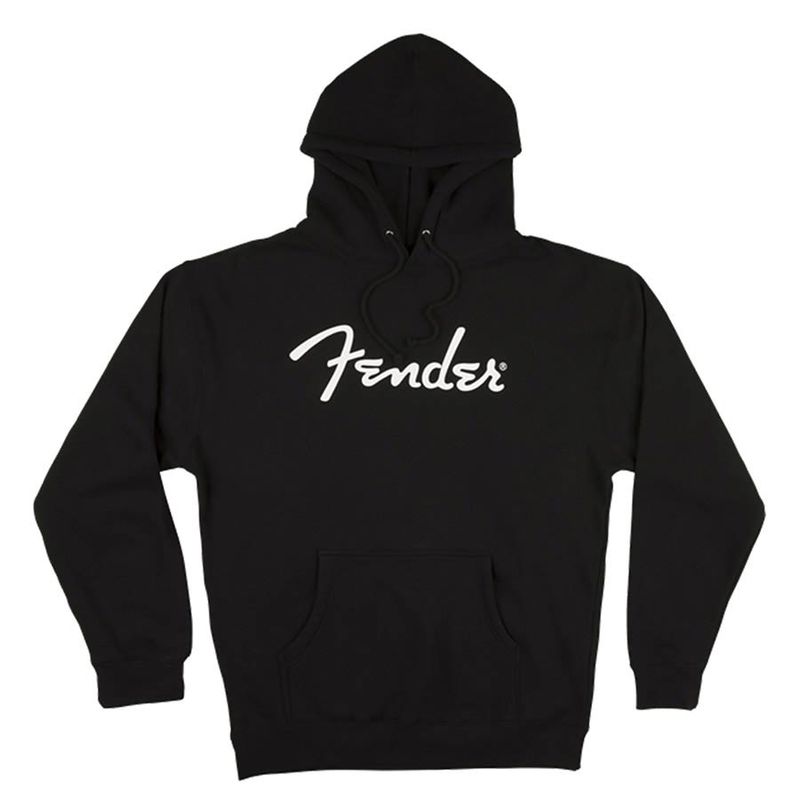 Fender  spaghetti logo hoodie, black, M