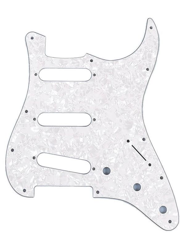 Fender GRP pickguard Strat®, SSS, 11 screw holes, 4