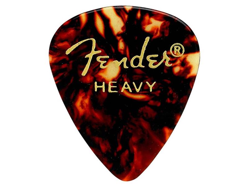 Fender Classic Celluloid Picks 12 pcs 351  heavy shell guitar picks