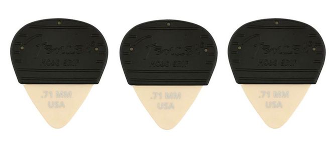 Hovedbilde Fender  Mojo Grip picks, dura-tone delrin 0.71, 3-pack