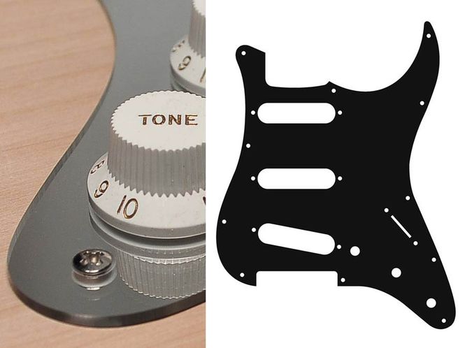 Hovedbilde Boston ST-213 Pickguard Strat - Mirror Chrome