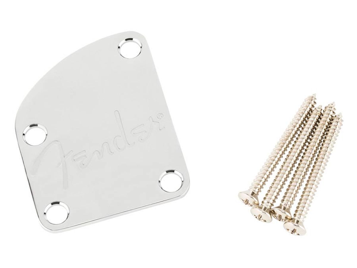Fender  neck plate Deluxe and Elite guitars, 'F-