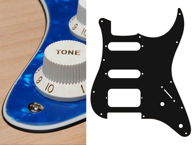 Boston ST-322 Pickguard Strat - Pearl Blue