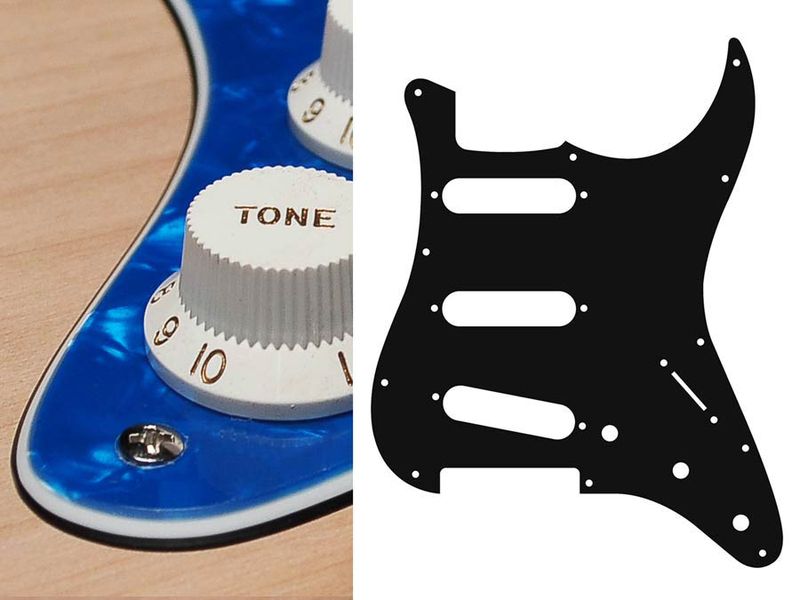 Boston ST-313 Pickguard Strat - Pearl Blue