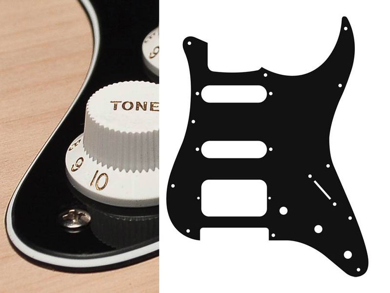 Boston ST-323 Pickguard Strat - Black