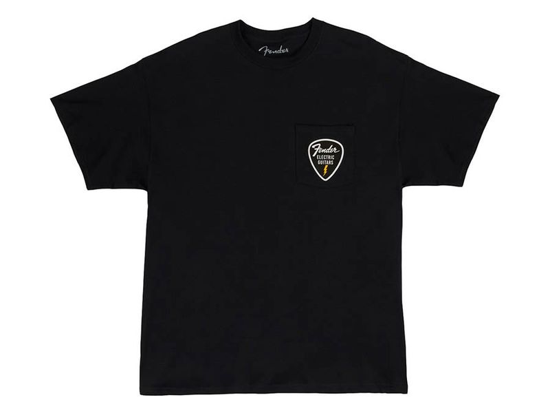 Fender  T-Shirts pick patch pocket, black, M
