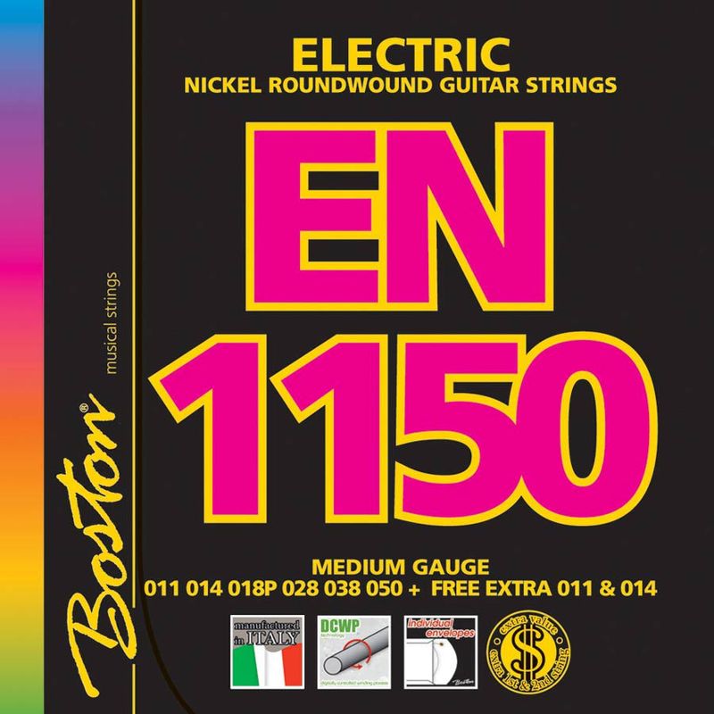 Boston EN-1150 Electric Guitar Nickel Set 11-50