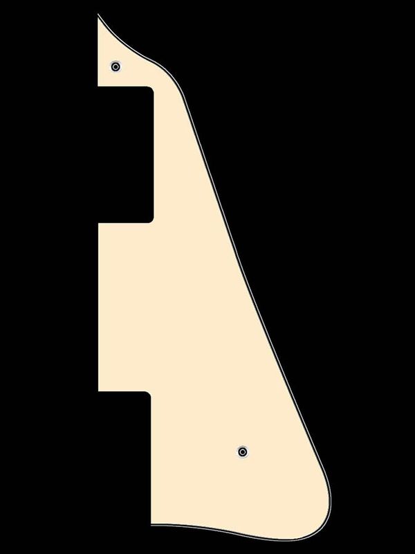 Boston LP-313-VW Pickguard LP 3-Ply - Vintage White