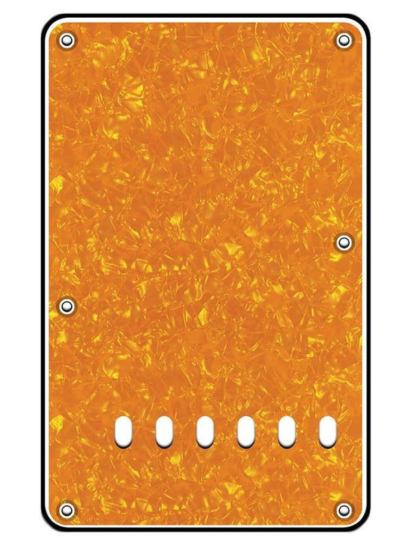 Boston BP-313 Strat Back Plate - Pearl Yellow