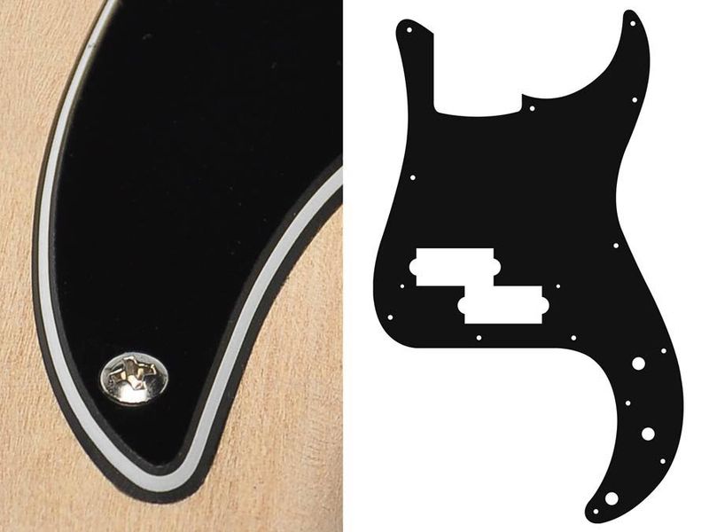 Boston PB-315 Pickguard P-Bass - Black