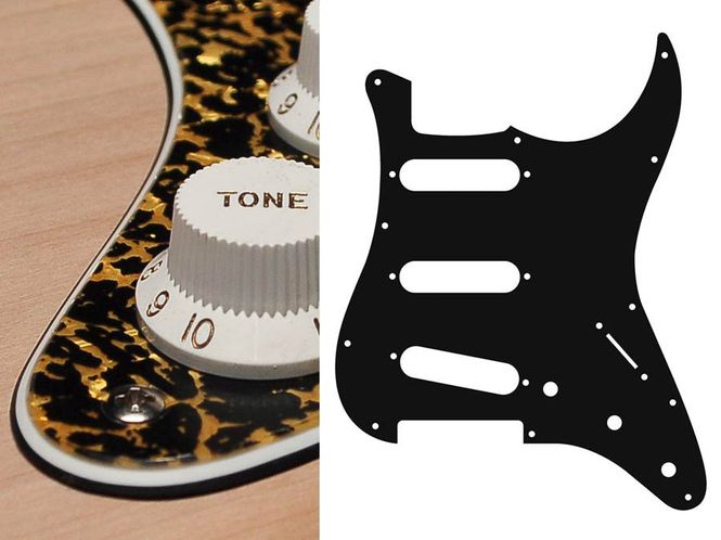 Hovedbilde Boston ST-313 Pickguard Strat - Tiger Pearl