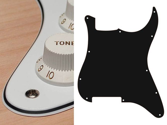 Hovedbilde Boston ST-300 Pickguard Strat - White