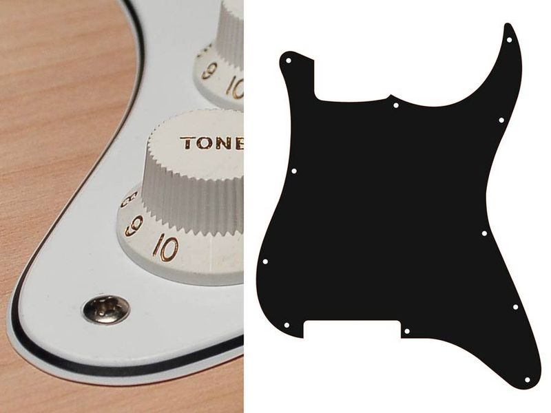Boston ST-300 Pickguard Strat - White